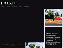 Tablet Screenshot of jennerdesign.com